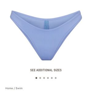 SKIMS SWIM CHEEKY TANGA BOTTOMS